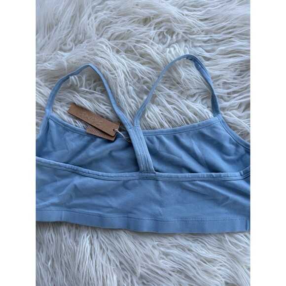 Skims Outdoor Scoop Bralette Denim Size XL - Picture 6 of 7